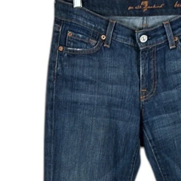 7 For All Mankind Boot Cut Jeans Size 27 - Picture 7 of 7